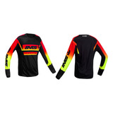 Camisa Ims Sprint Trilha Velocross Motocross Preto/amarelo M