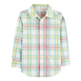 Camisa Infantil Carter's Xadrez Menino Importado Original