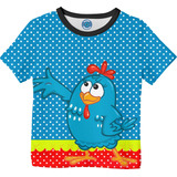 Camisa Infantil Crianças Galinha Pintadinha Desenhos 001