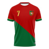 Camisa Infantil Cristiano Ronaldo Cr7 Portugal