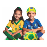Camisa Infantil Da Seleção Do Brasileira