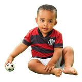 Camisa Infantil Flamengo + Shorts Torcida Baby Micro Dry +nf
