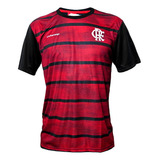 Camisa Infantil Flamengo Vermelho E Preto Símbolo Licenciada