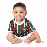 Camisa Infantil Fluminense+ Shorts Torcida Baby