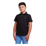 Camisa Infantil Polo Piquet Algodão Manga Curta Básica