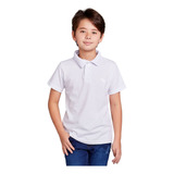 Camisa Infantil Polo Piquet Algodão Manga