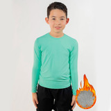 Camisa Infantil Térmica Segunda Pele Forrada Inverno Frio