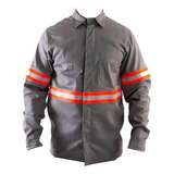 Camisa Jaleco Eletricista Anti-chama Nr10 Com