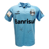 Camisa Jogo Grêmio 2013 Libertadores Alma Castelhana Celeste