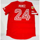 Camisa Jogo River Plate 2022 Perez 24 M Vermelha Codere