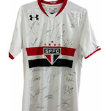 Camisa Jogo São Paulo Autografada, Temporada 2015