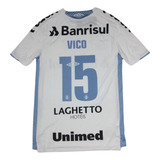 Camisa Jogo Umbro Grêmio 2019 Vico 15 P Branca Copa Do Brasi