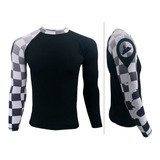 Camisa Lycra Manga Longa Jet Ski Race Proteção Solar Uv50+