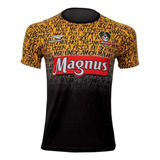 Camisa Magnus Futsal 2023 Aquecimento Preta