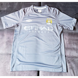 Camisa Manchester City 2011 Umbro Tam P - Sky Blues Cityzens