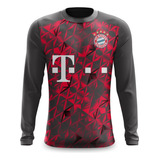 Camisa Manga Longa Futebol Bayern De