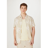 Camisa Masculina Comfort Em Viscose Estampada Hering