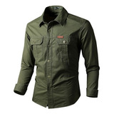 Camisa Militar De Combate Tático Masculino