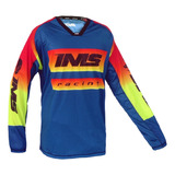 Camisa Motocross Unissex Ims Sprint Azul