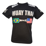 Camisa Muay Thai Boxe Thailandes Jiu