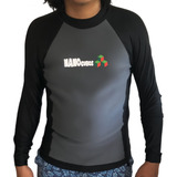 Camisa Neoprene Nanocubos Grafite Frio Bodyboard