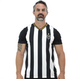 Camisa Oficial Atlético Mineiro Galo Preta Listrada Oficial