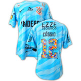 Camisa Oficial Corinthians 2024 Do Jogo Cássio 700 Jogos