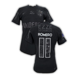Camisa Oficial Corinthians M Preparada De Jogo Black Romero