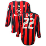 Camisa Oficial Milan 2003/2004 Kaká Tamanho