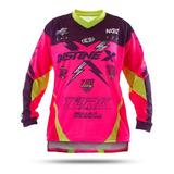 Camisa Para Menino Menina Motocross Pro