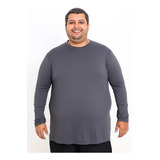 Camisa Plus Size Longa Dry Proteção Solar Uv 50 Anti-cloro