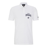 Camisa Polo Boss X Nfl Em Algodão Com Estampa De Time
