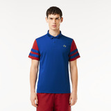 Camisa Polo Esportiva Colorblock Ultra-dry Para Tênis