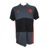 Camisa Polo Flamengo adidas 3s Masculina - Ax6757