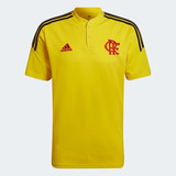 Camisa Polo Flamengo adidas Amarela 2022
