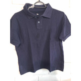 Camisa Polo Infantil Azul Marinho U.s Polo Assn. (12 M)