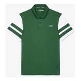 Camisa Polo Lacoste Esportiva Com Colorblock Ultra-dry Tênis