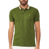 Camisa Polo Masculina Colcci Detalhes Na Gola