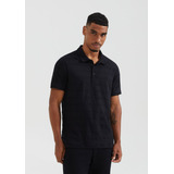 Camisa Polo Masculina Manga Curta Com Bordado Hering