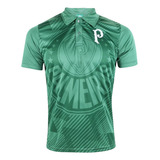 Camisa Polo Palmeiras Effect Logo Masculina Verde