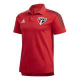 Camisa Polo São Paulo Vermelha adidas
