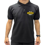 Camisa Polo Uniforme Empresa Logo Unissex Corporativo