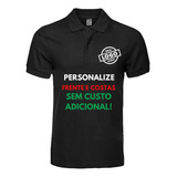 Camisa Polo Unissex Personalizada Sua Logo Uniforme Empresa