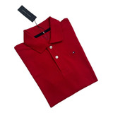 Camisa Polo Vermelha Original Tommy Hilfiger 12 Anos