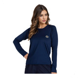 Camisa Proteção Uv Feminina Térmica Segunda Pele Solar Praia