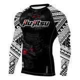 Camisa Rash Guard Jiu Jitsu Proteção Tribal Manga Longa