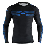 Camisa Rash Guard Lycra Manga Longa 4.0 - Azul - Venum