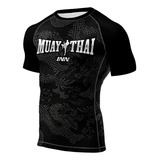 Camisa Rash Guard Muay Thai Manga