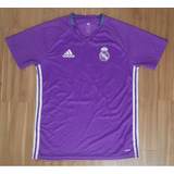 Camisa Real Madrid 2016/2017 Treino - Camiseta Futebol Roxa