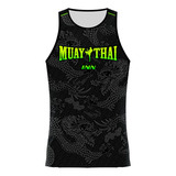 Camisa Regata Masculina Muay Thai Dragon